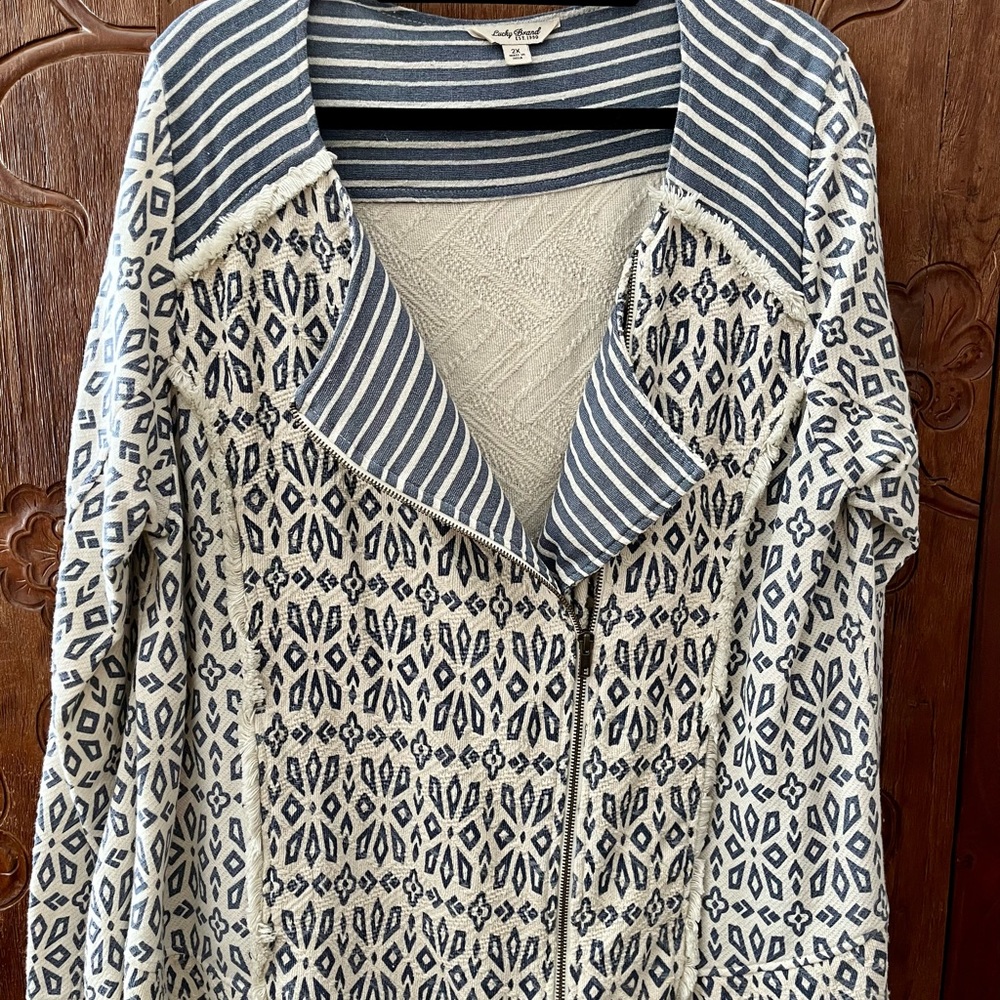 Moto Sweater Jacket